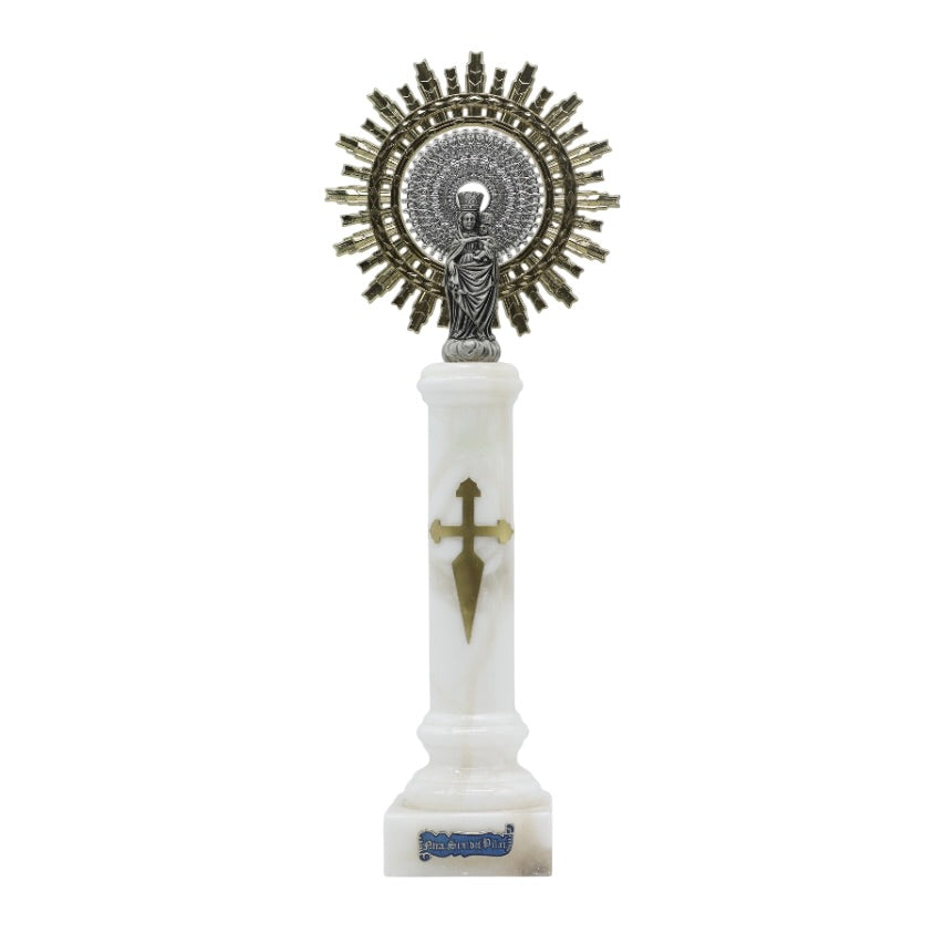 Figura Virgen del Pilar - Virgen del Pilar Color Blanco 38 centímetros