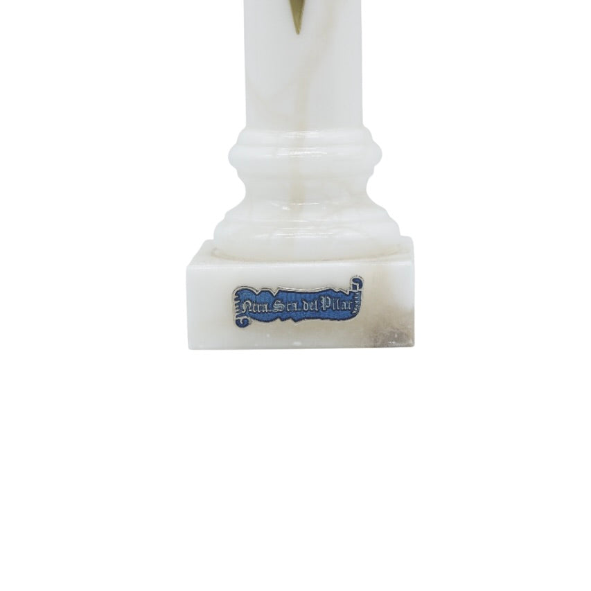 Figura Virgen del Pilar - Virgen del Pilar Color Blanco 38 centímetros