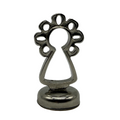 Figura Virgen del Pilar 5cm – Imán para Coche - Color Plata