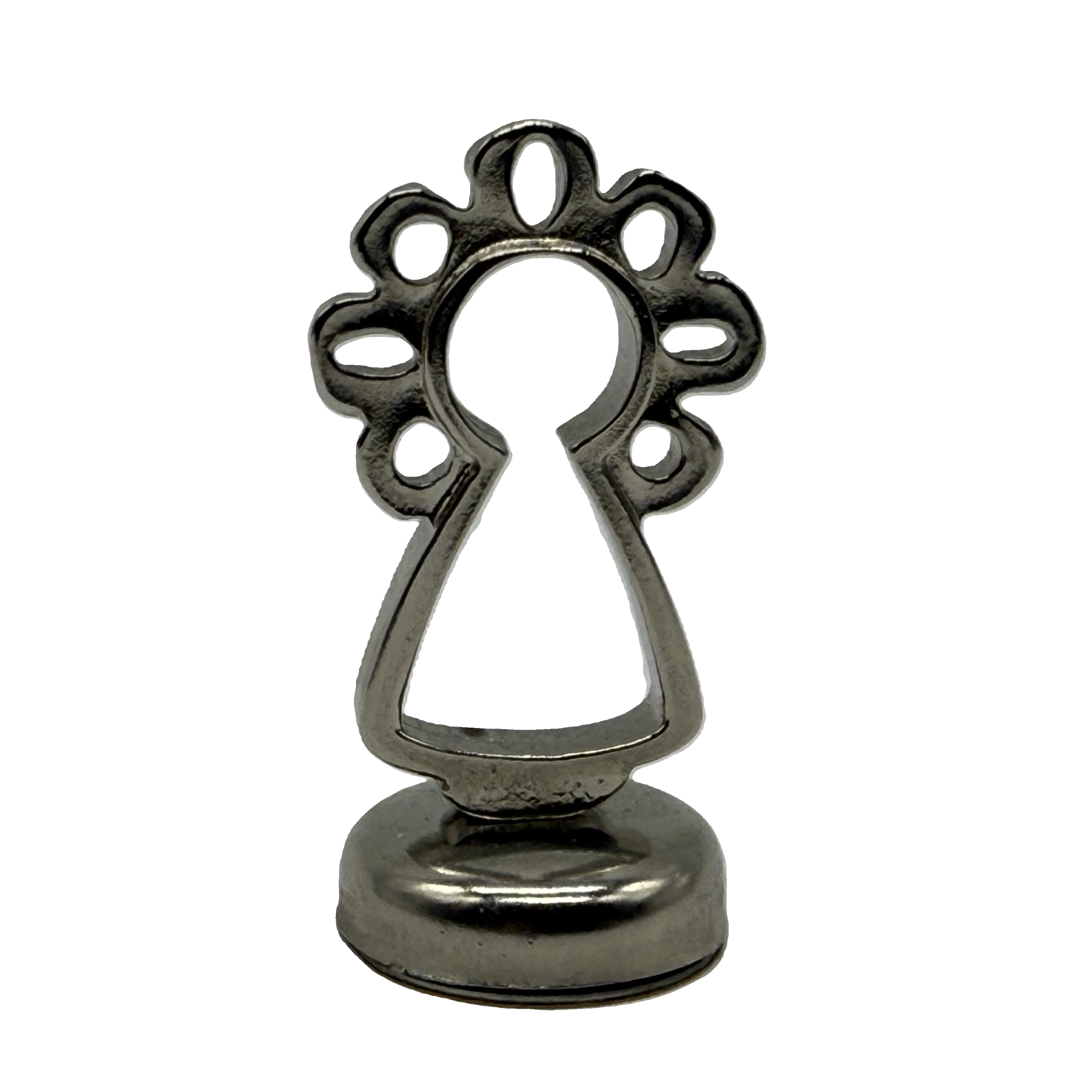 Figura Virgen del Pilar 5cm – Imán para Coche - Color Plata