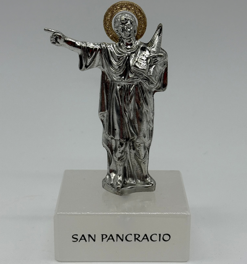 Figura San Pancracio Original Pequeña - 9cm - Marmol y Acero