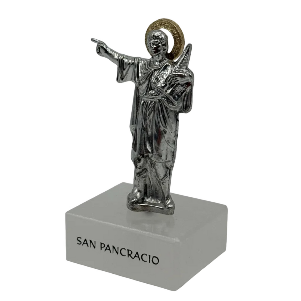 Figura San Pancracio Original Pequeña - 9cm - Marmol y Acero