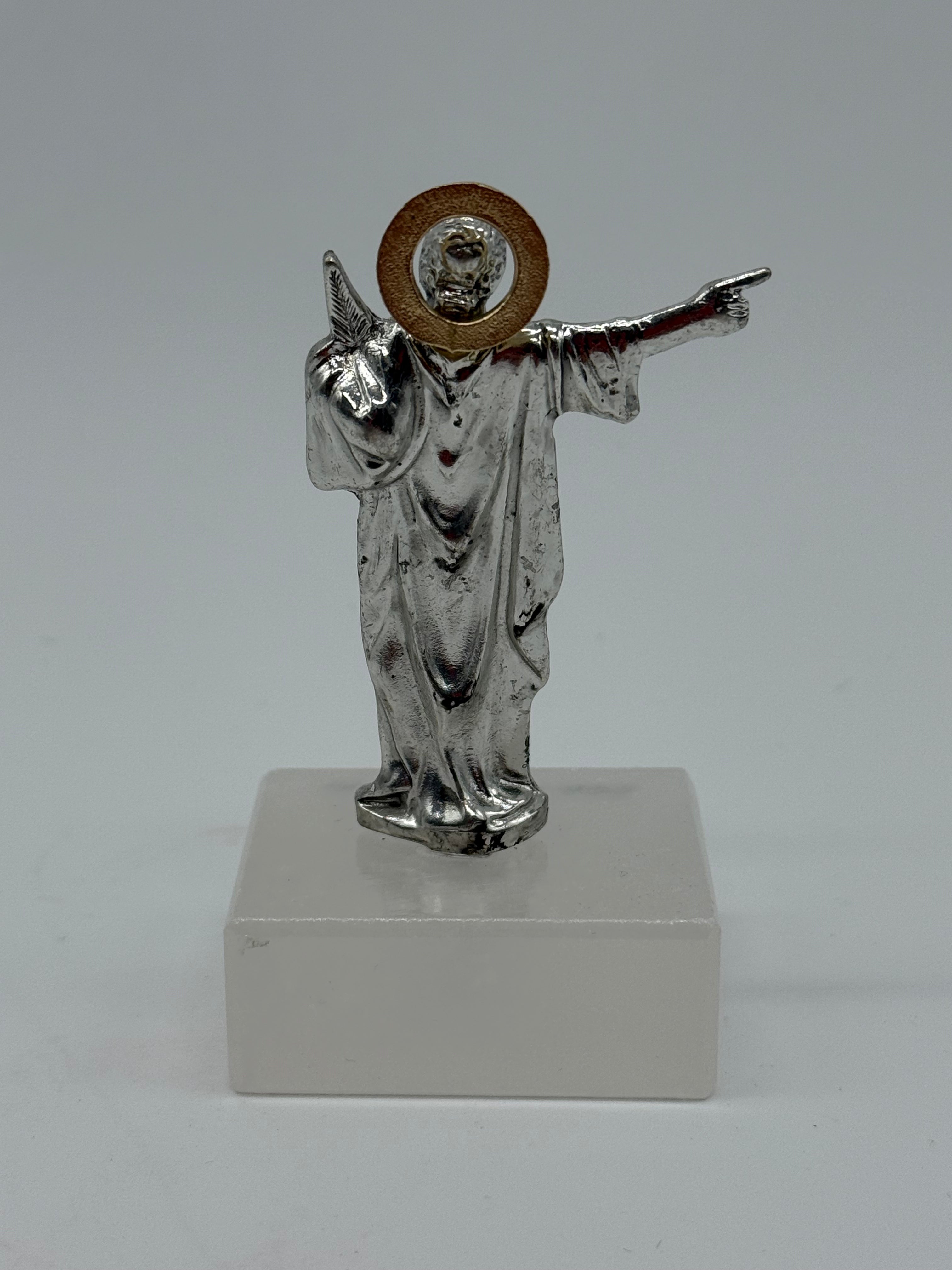 Figura San Pancracio Original Pequeña - 9cm - Marmol y Acero
