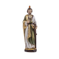 Figura de San Judas Tadeo Pequeña de 13cm - Estatua de Resina con Base para Suerte y Protección